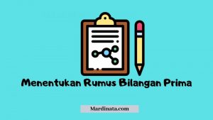 Rumus Bilangan Prima